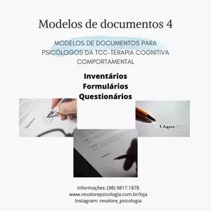 Modelos de Documentos para Psicólogos da TCC-Terapia Cognitiva Comportamental